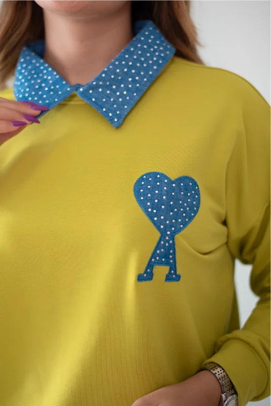 Pull Coeur Voilée Gros  (7T)