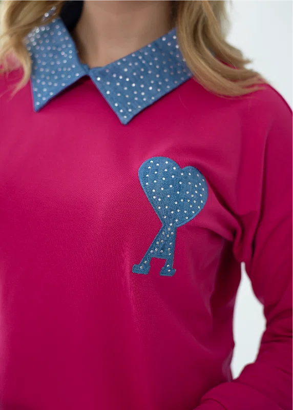 Pull Coeur Courte
