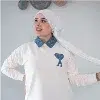 Pull Coeur Voilée Gros  (7T)
