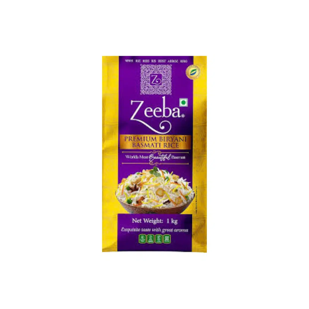 RIZ BASMATI 1 KG ZEBBA