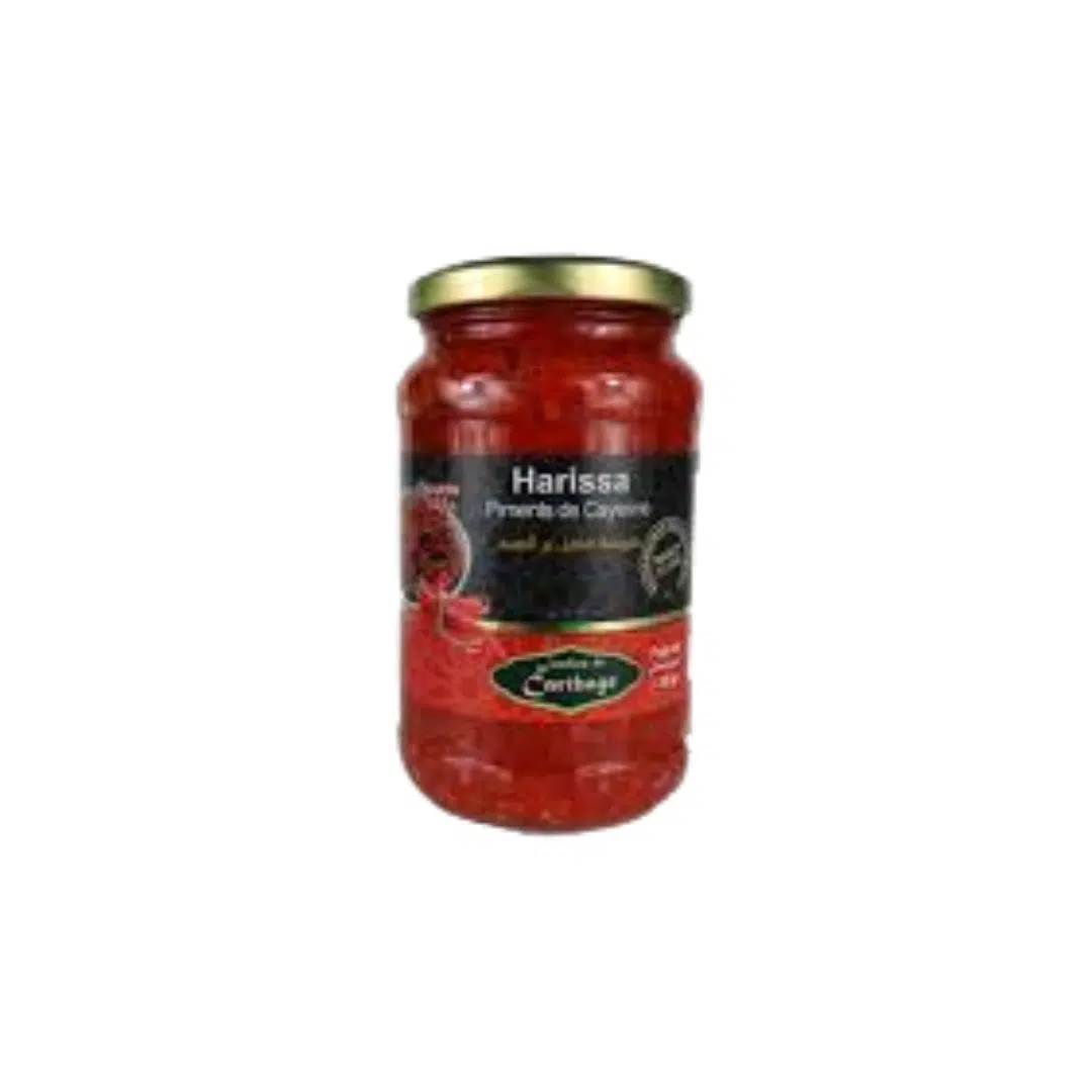 HARISSA PIMENTS FUMES 350 GR JARDIN DE CARTHAGE