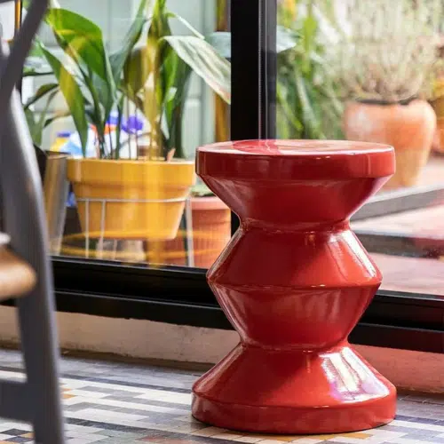 Table d’appoint / Tabouret – 31,5 cm x H47 cm – Design polyvalent