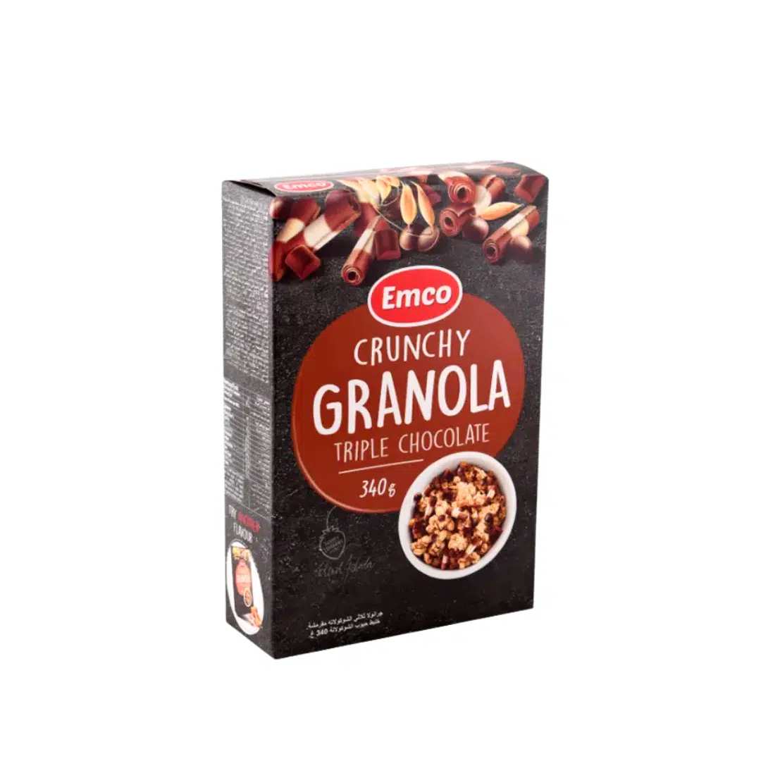 EMCO GRANOLA TRIPLE CHOCO 340 GR
