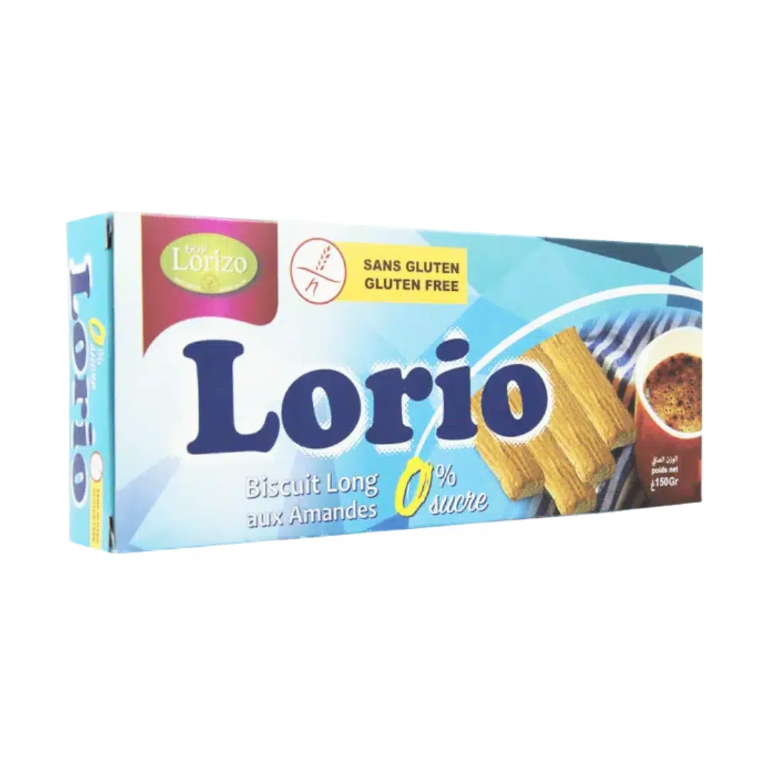 BISCUIT LONG AMANDE S S 150 GR LORIZO