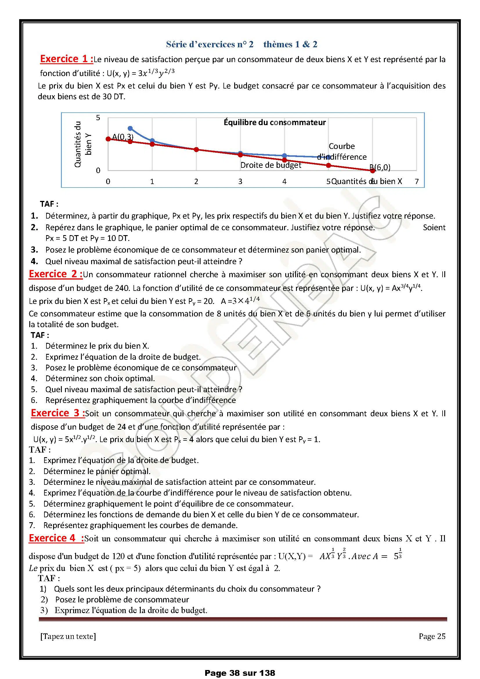 ECONOMIE - TOUTE LANNEE - BAC ECONOMIE