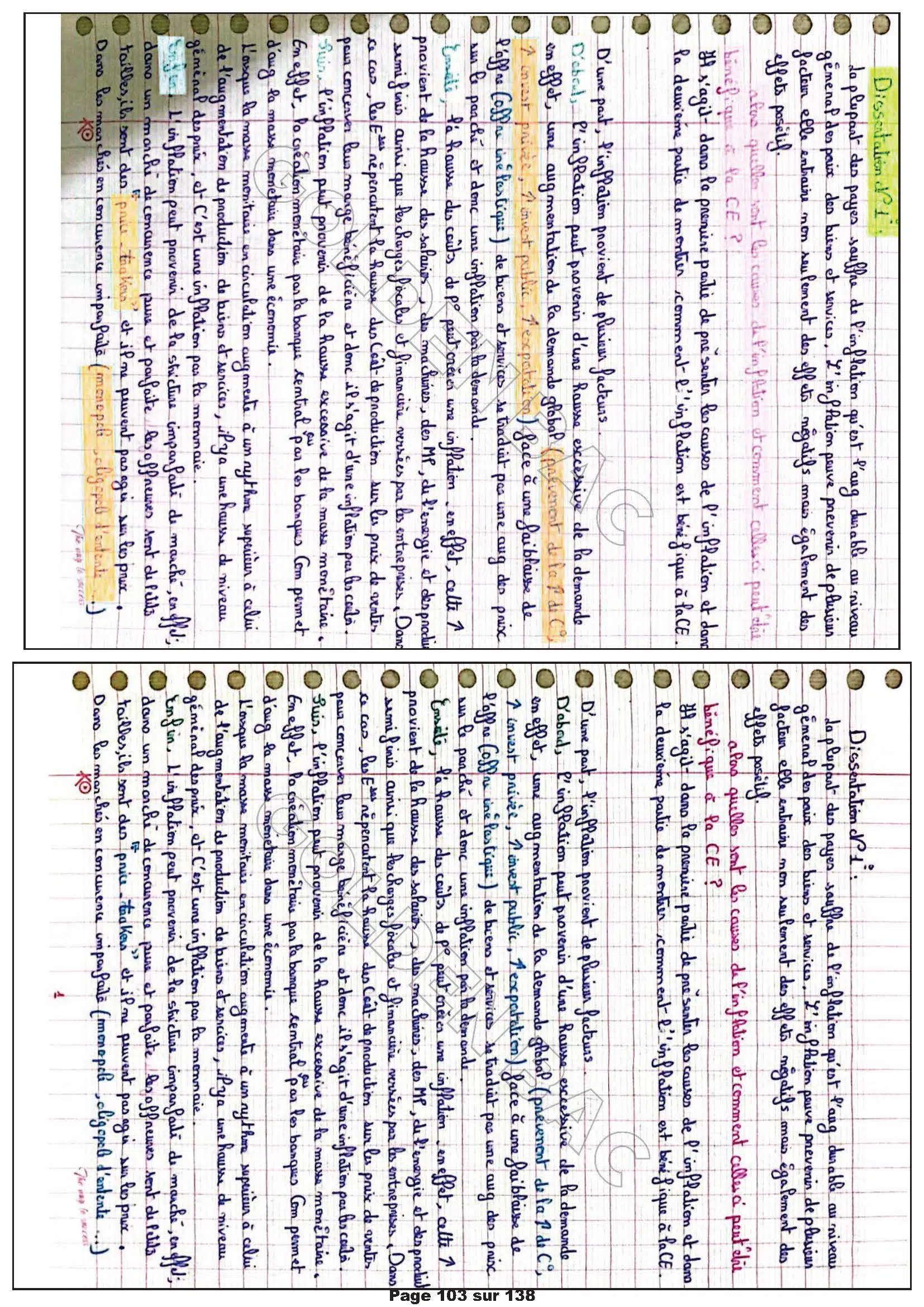 ECONOMIE - TOUTE LANNEE - BAC ECONOMIE