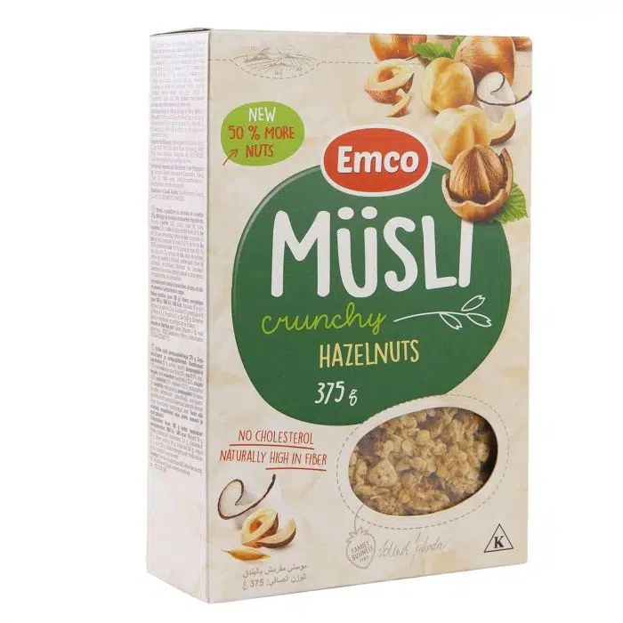 EMCO MUSLI RAISIN NOISETTE 300 GR