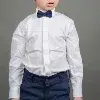 Ensemble Chic Garçon 3 Pièces – Réf 1573 – Blanc (1-10 ans)