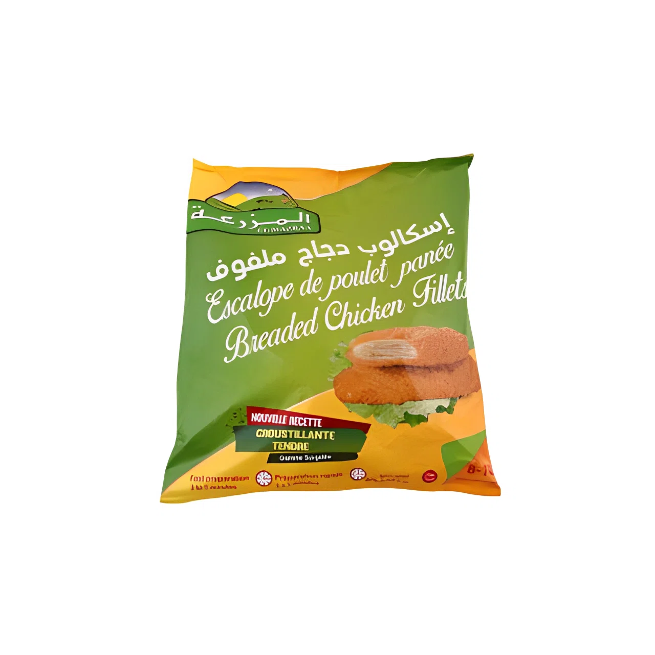 Escalope poulet panée el mazraa
