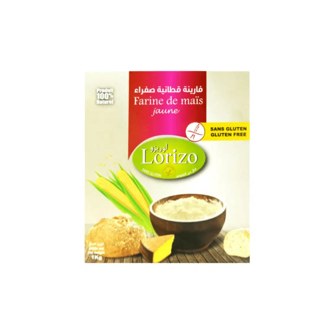 FARINE DE MAIS JAUNE 1 KG LORIZO