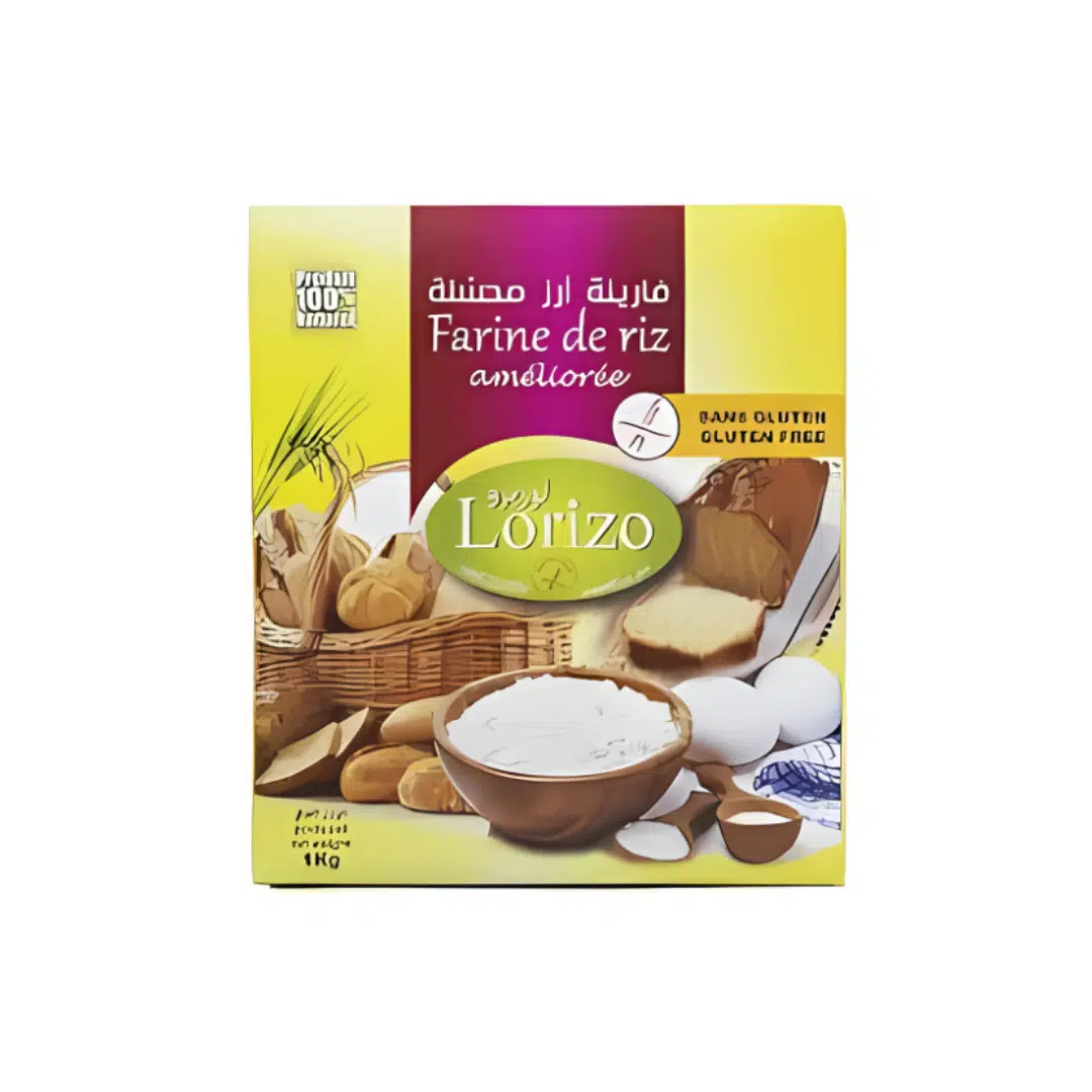 FARINE DE RIZ AMELIOREE 1 KG LORIZO