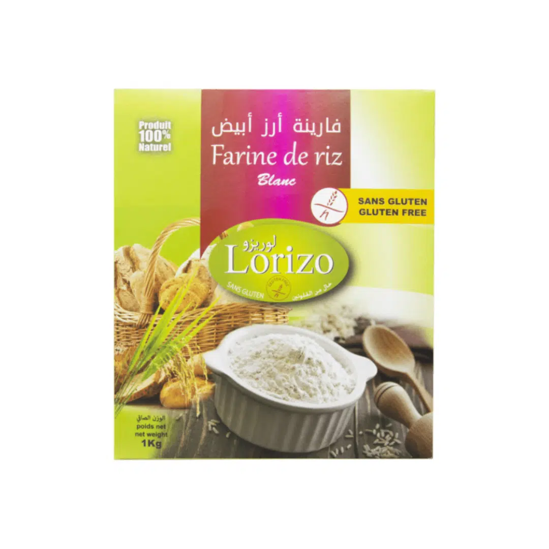 FARINE DE RIZ BLANC 1 KG LORIZO