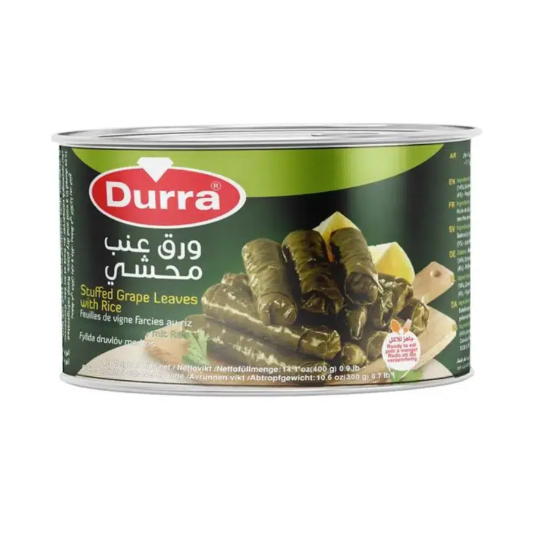 FEUILLES DE VIGNE FARCIE AU RIZ DURRA 400GR