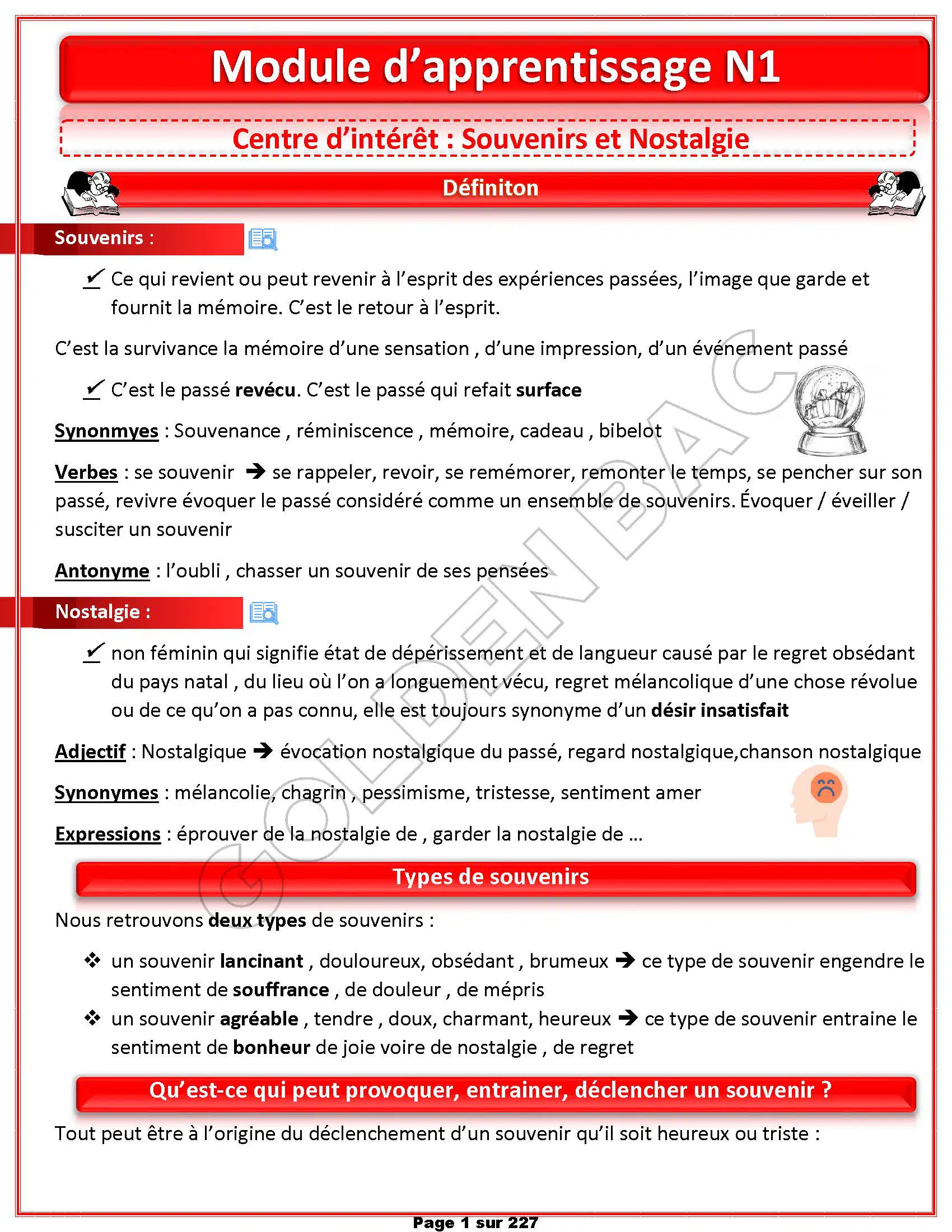 FRANCAIS - TOUTE LANNEE - BAC SCIENTIFIQUES
