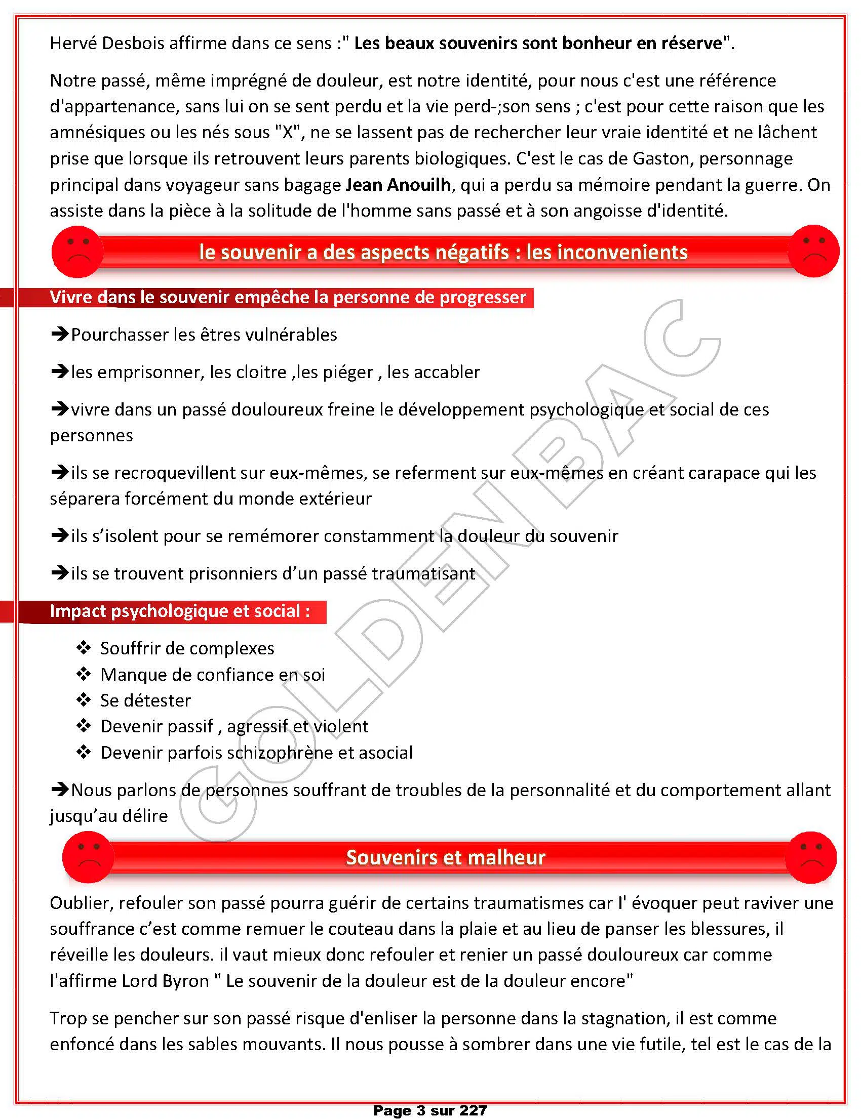 FRANCAIS - TOUTE LANNEE - BAC SCIENTIFIQUES