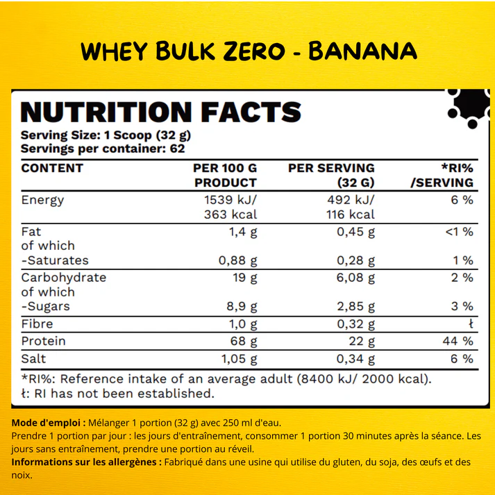 Whey Bulk Zero 2KG