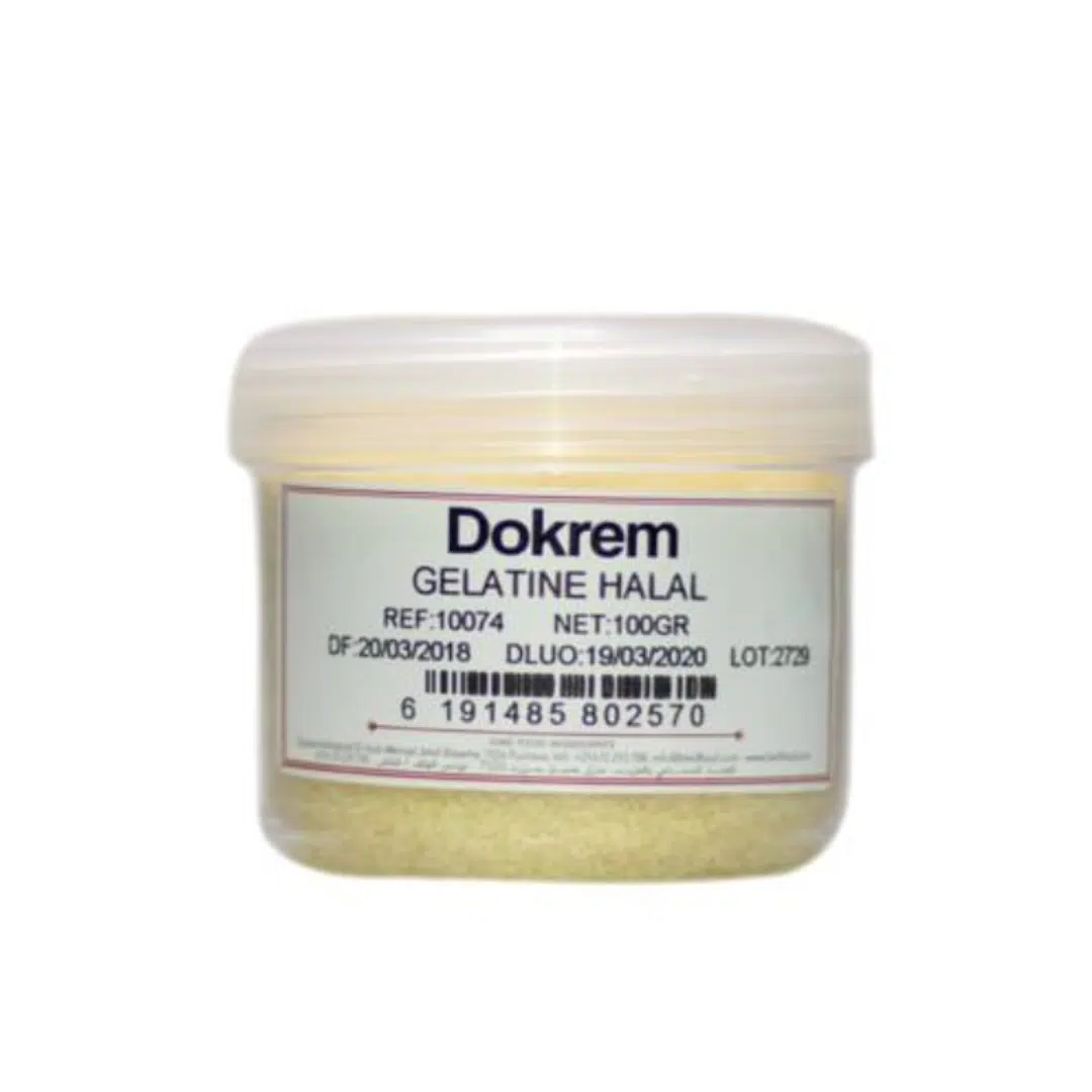 GELATINE 100 GR DOKREM