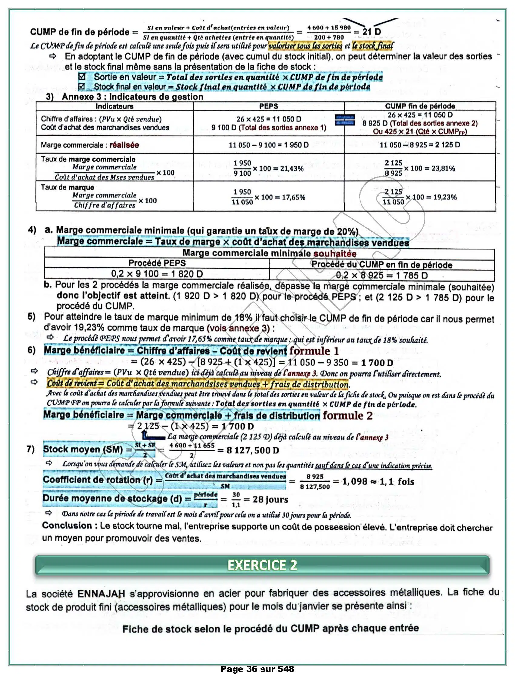 GESTION - TOUTE LANNEE - BAC ECONOMIE