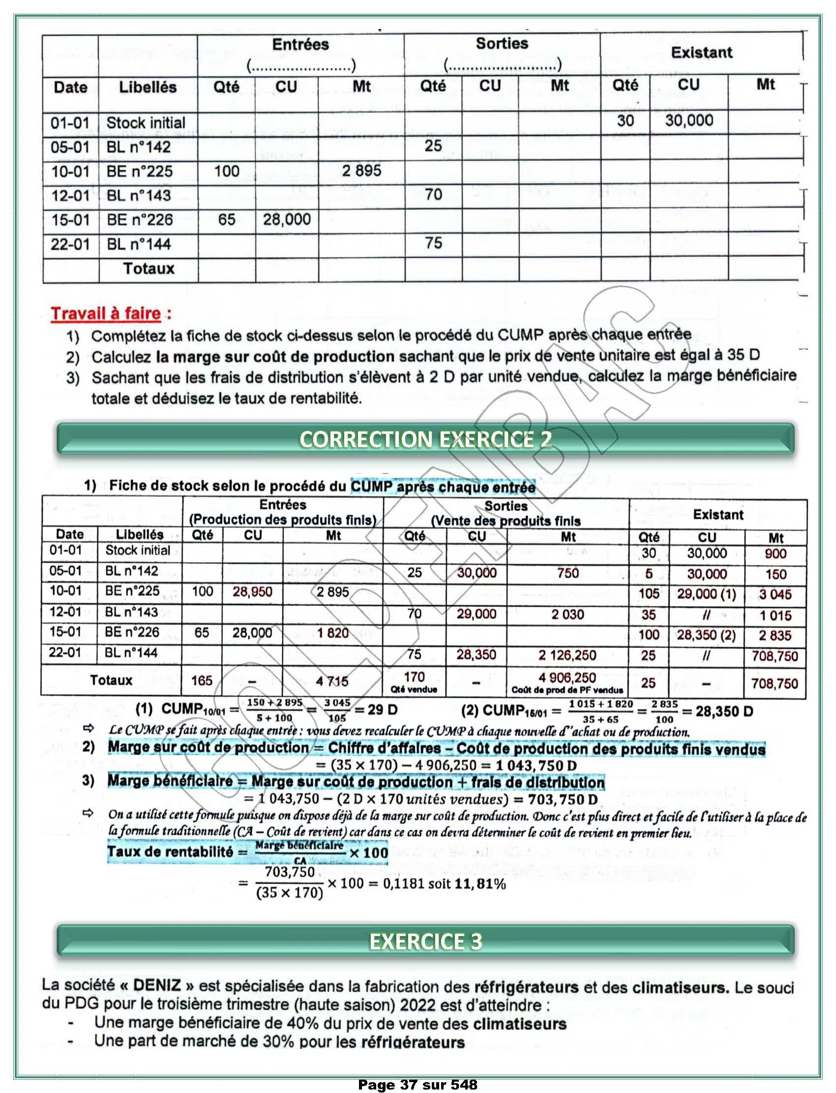 GESTION - TOUTE LANNEE - BAC ECONOMIE