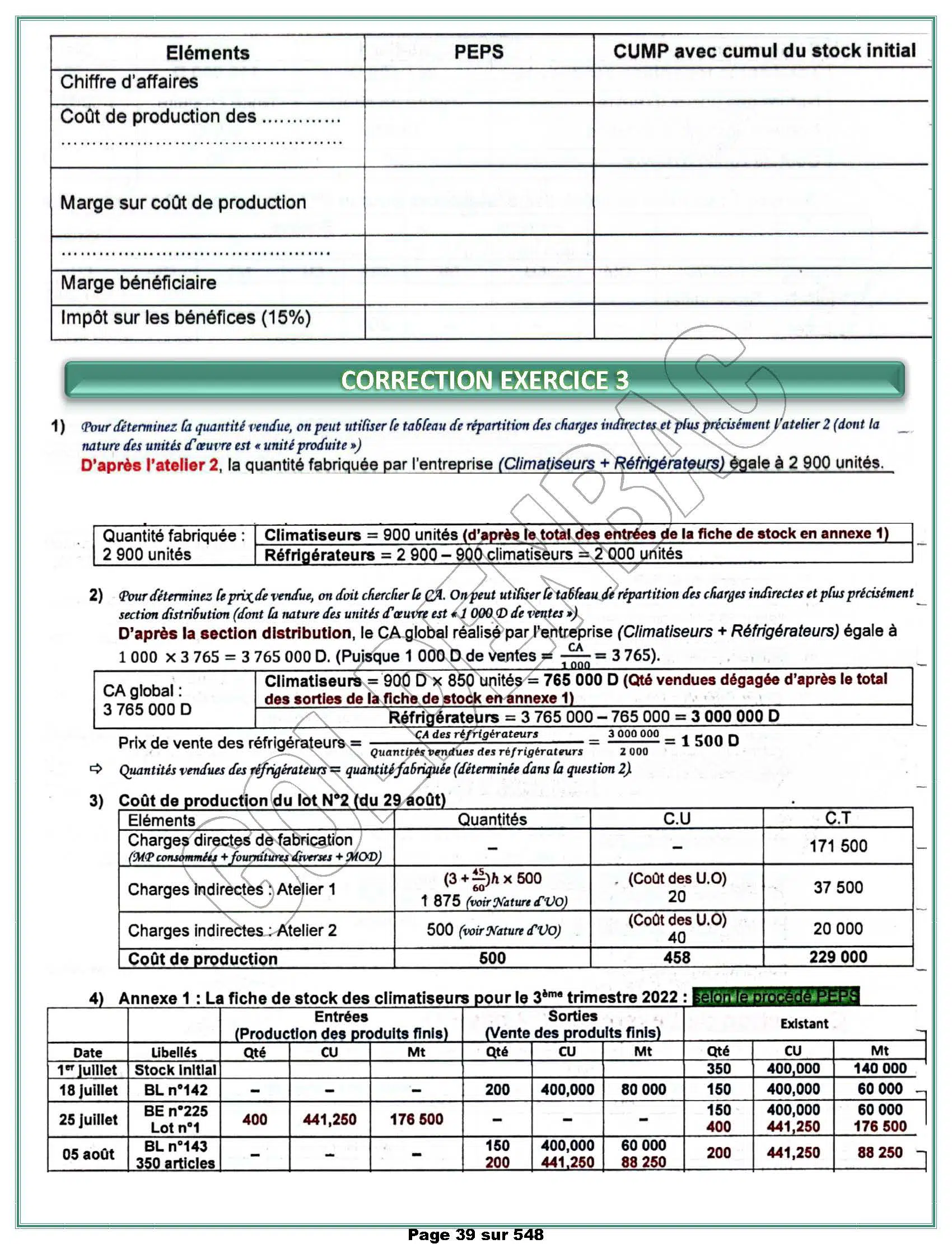 GESTION - TOUTE LANNEE - BAC ECONOMIE