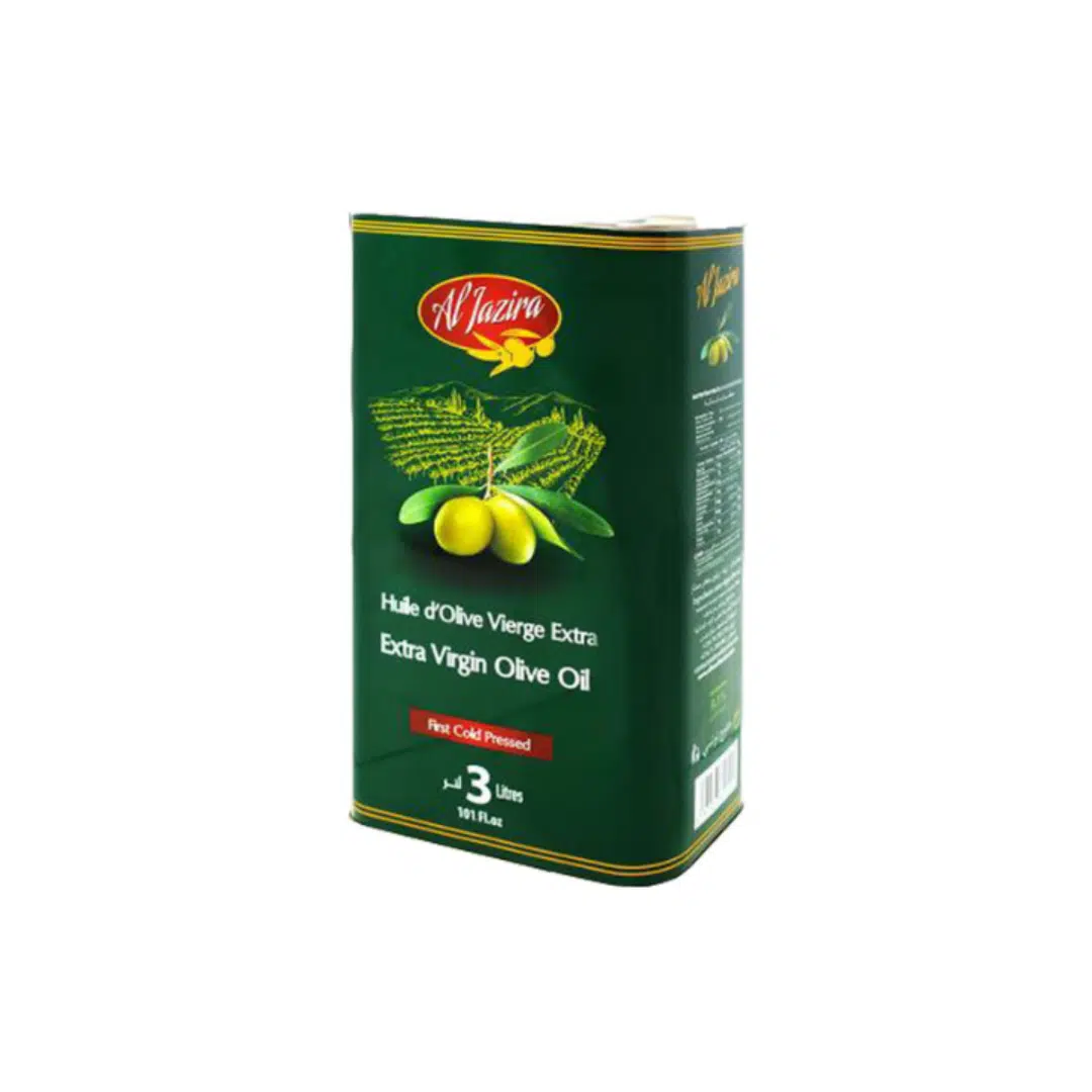 HUILE D'OLIVE EXTRA VIERGE METAL CARRE 3L AL JAZIRA