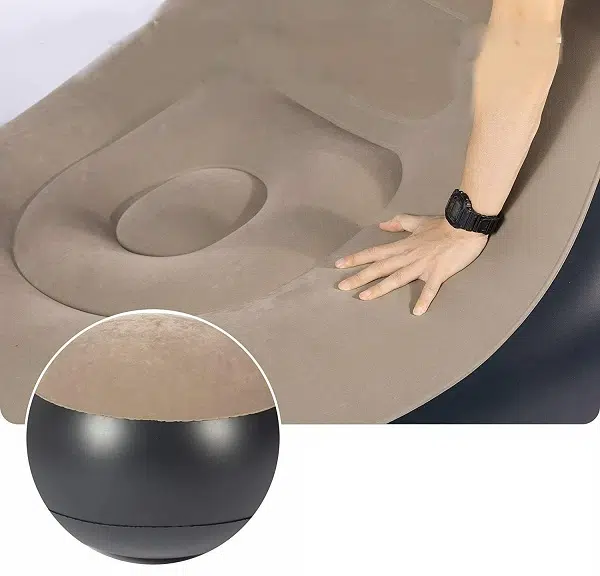 Canapé Paramédical |أريكة عصرية قابلة للنفخ مع مسند للقدمين