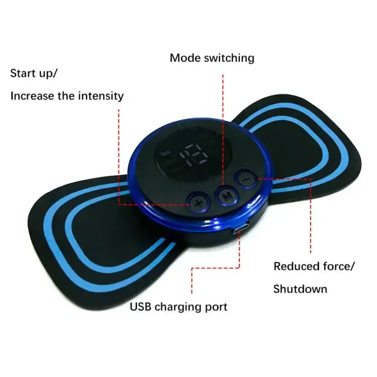 Mini Masseur Electrique Portable avec  8 modes de massages.