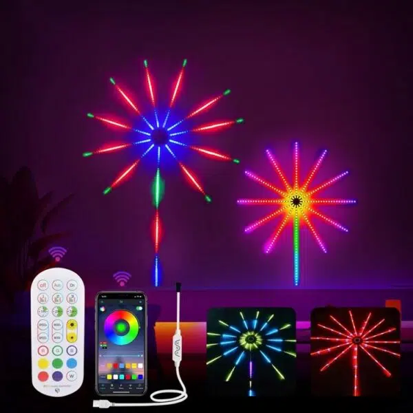Bande lumineuse LED RGB avec contrôle de la musique