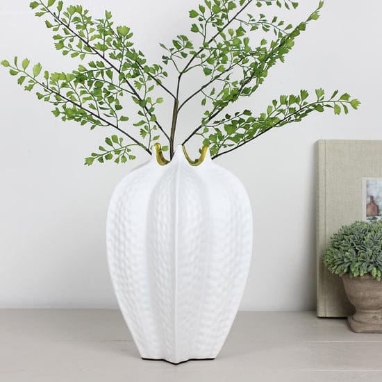 vase white Pumpkin long