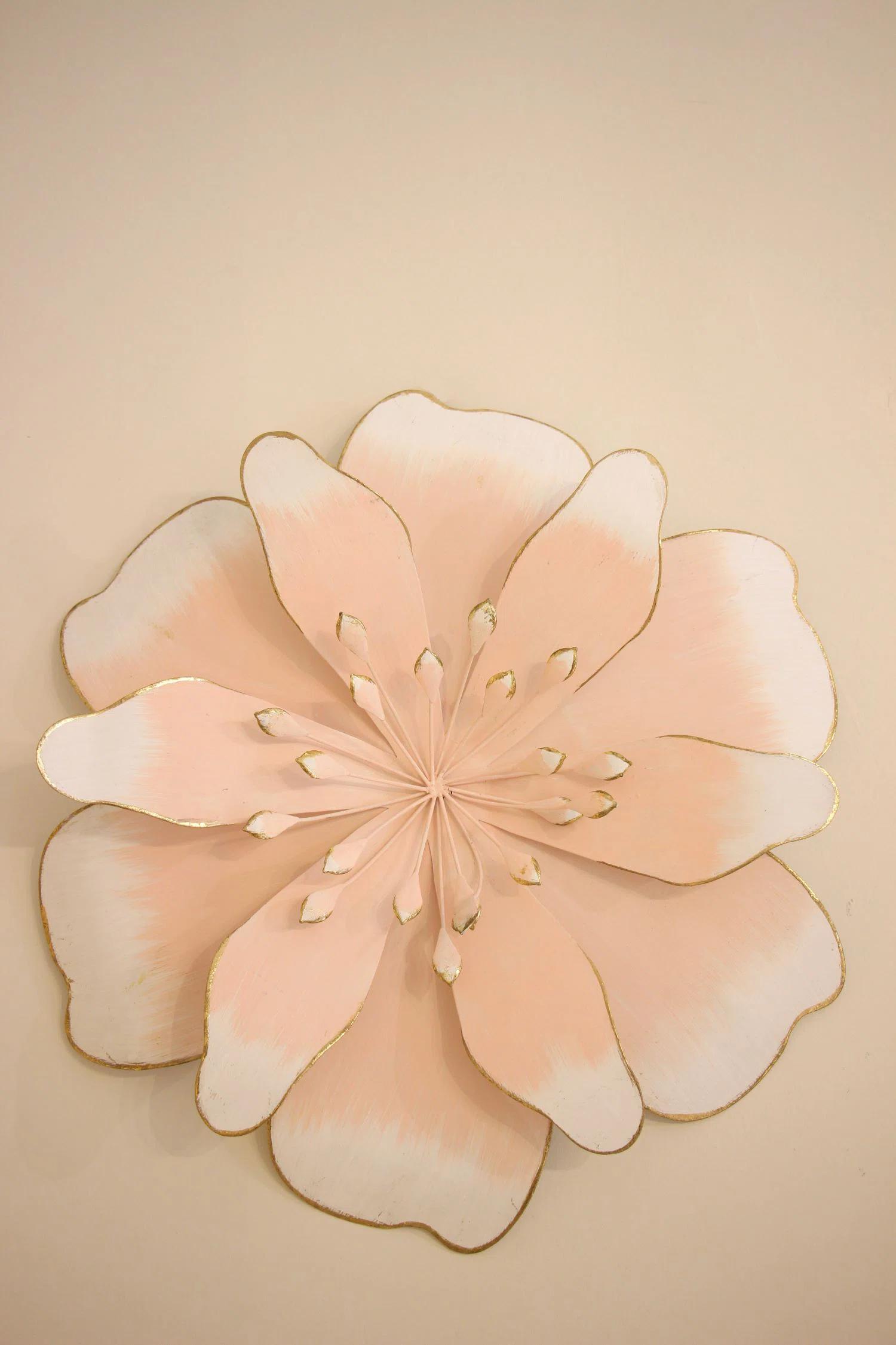 Fleur mural magnolia rose