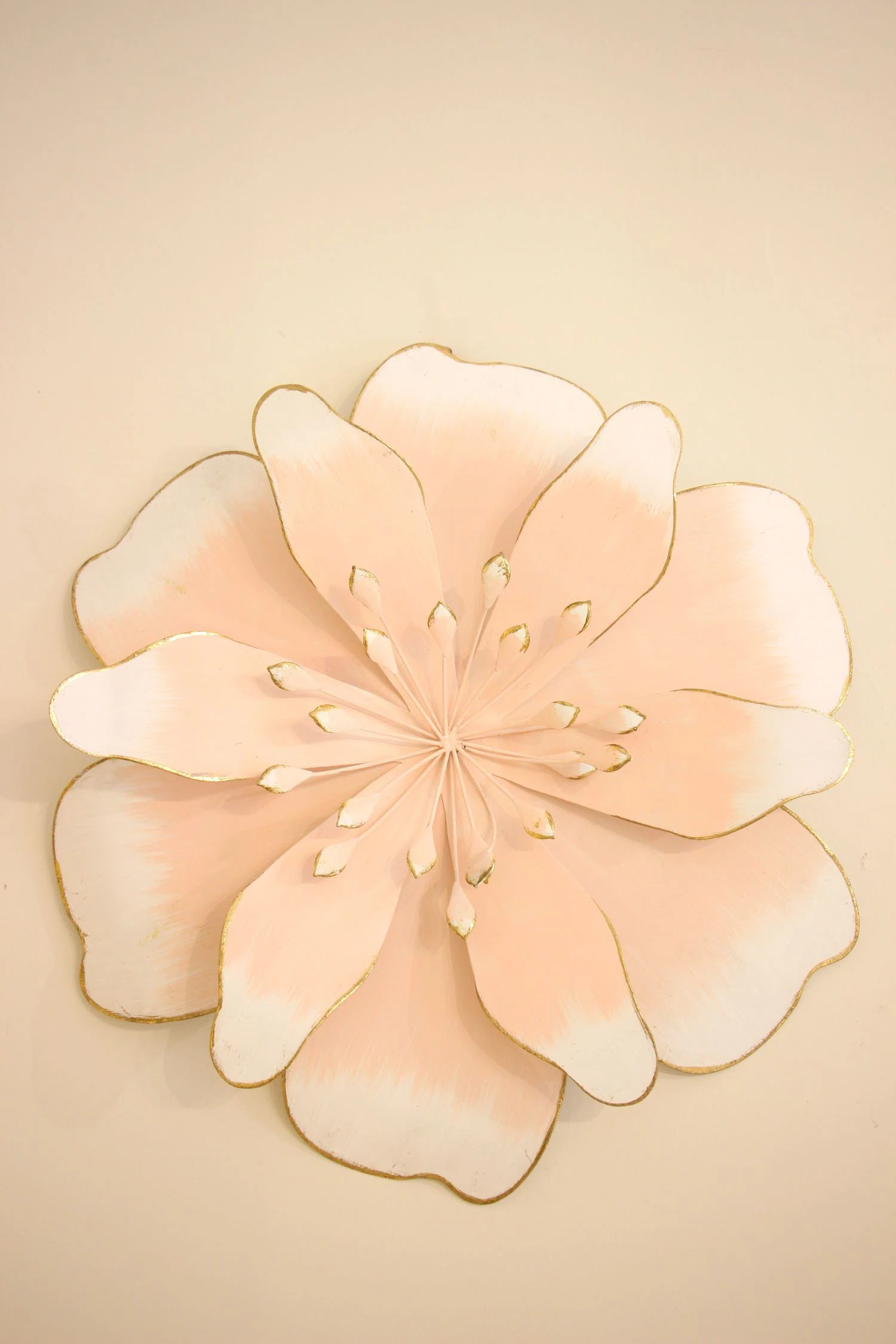 Fleur mural magnolia rose