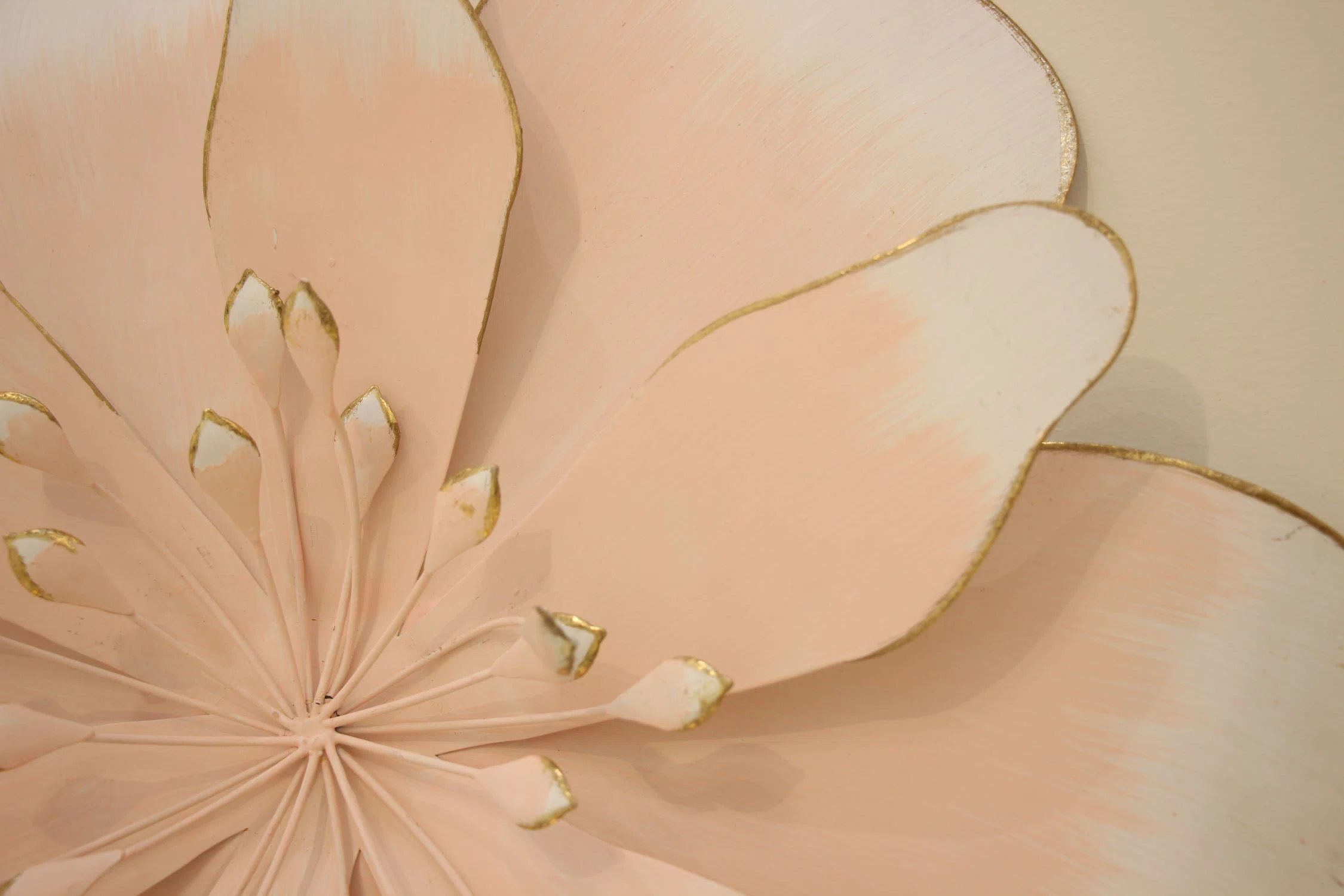 Fleur mural magnolia rose