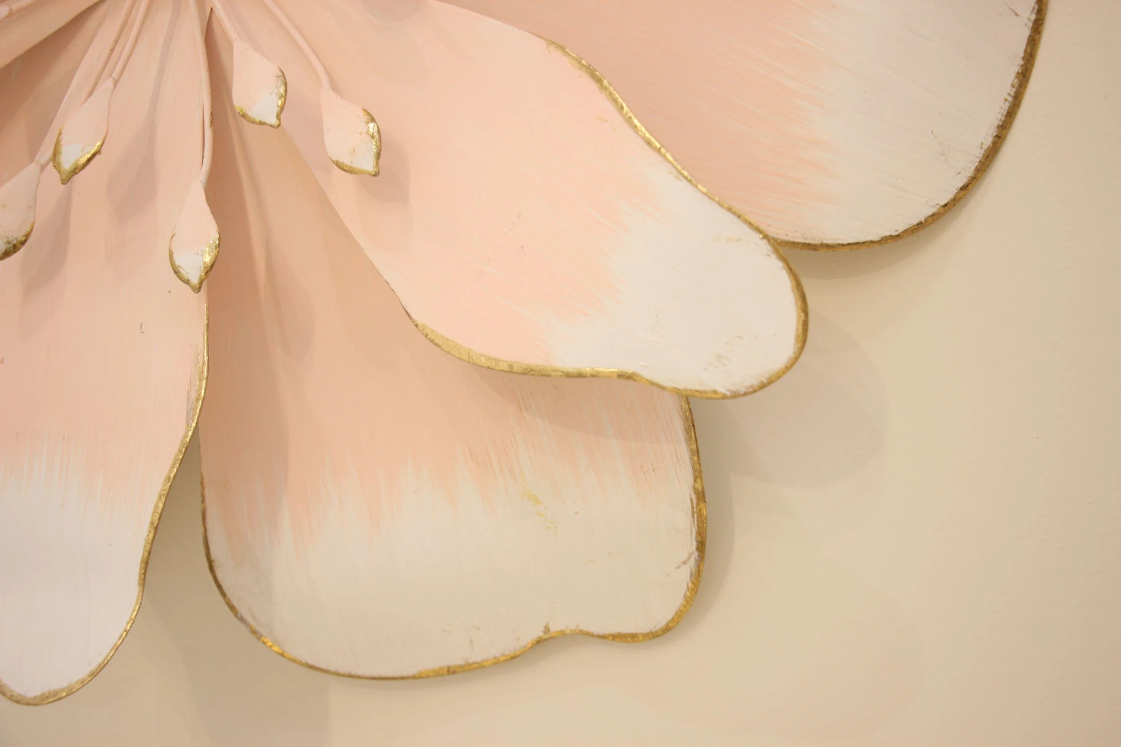 Fleur mural magnolia rose
