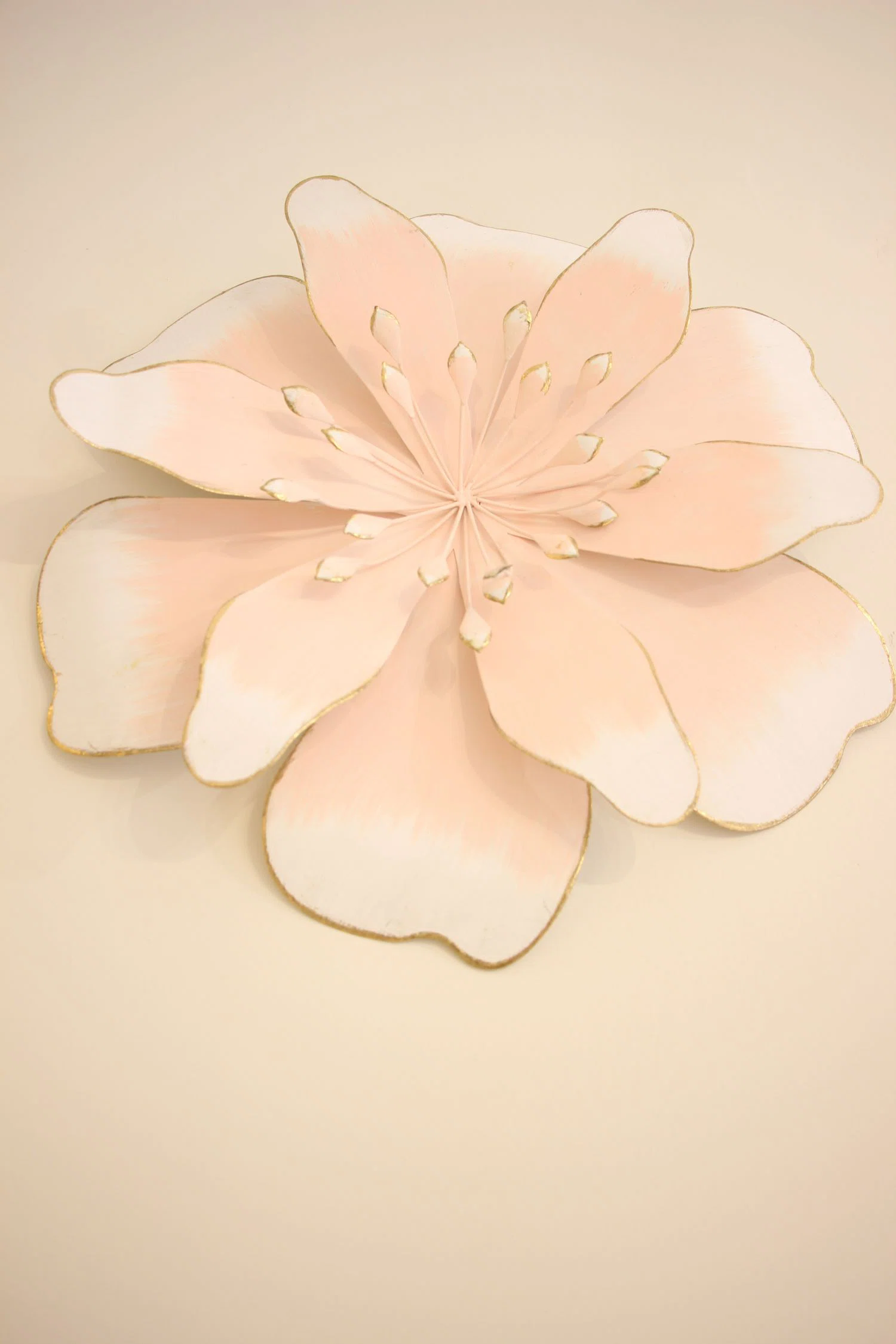 Fleur mural magnolia rose