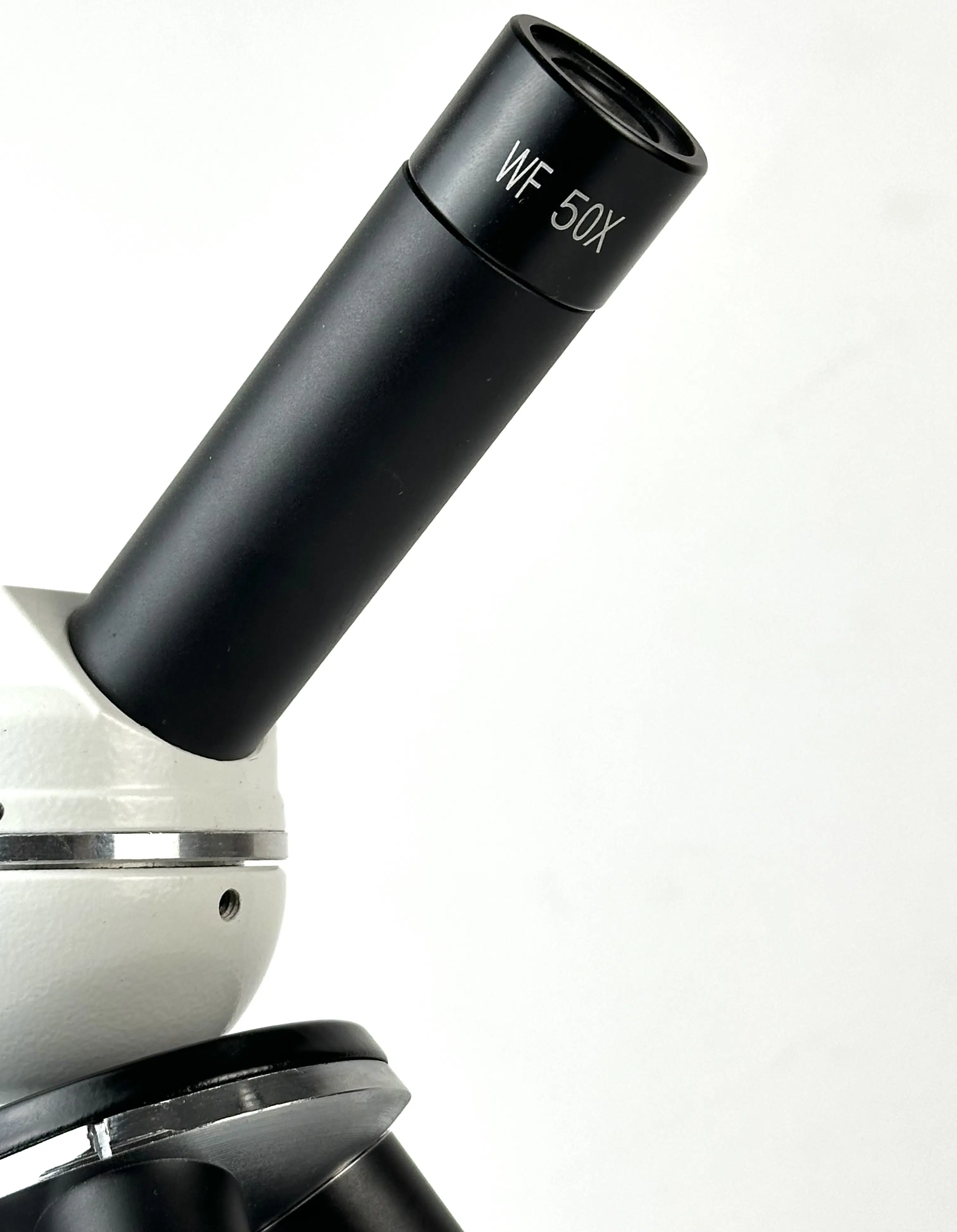 Microscope Monoculaire Avec Objectifs Achromatiques 4/10/S40/S60x DIN 35 Mm, Platine Mécanique Et Éclairage LED