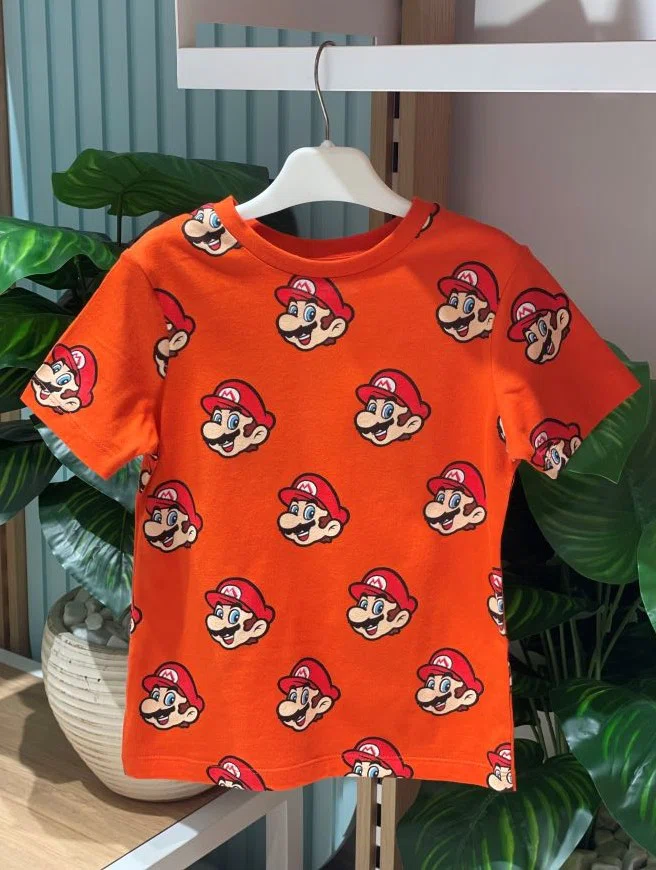 Pull Demi-Manche Super Mario Garçon – Réf W2024 – (4 ans à 8 ans)