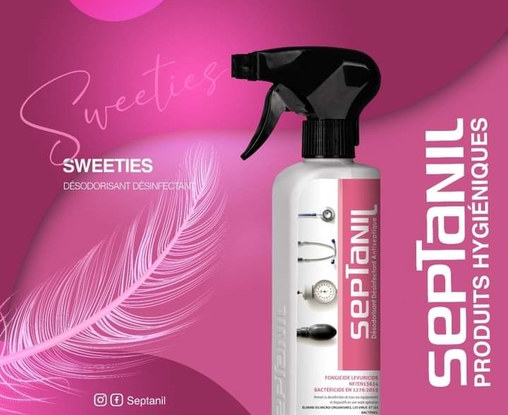 Septanil, désodorisant désinfectant antiseptique Sweeties