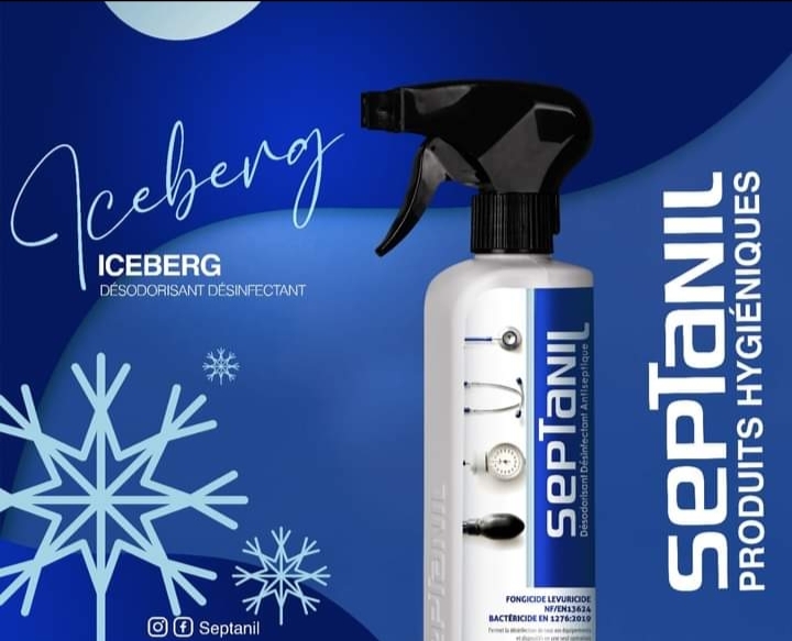 Septanil, désodorisant désinfectant antiseptique Iceburg 500ml