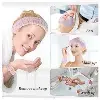 Bandeau & Bracelets & Brosse Exfoliante en Silicone Soin Visage