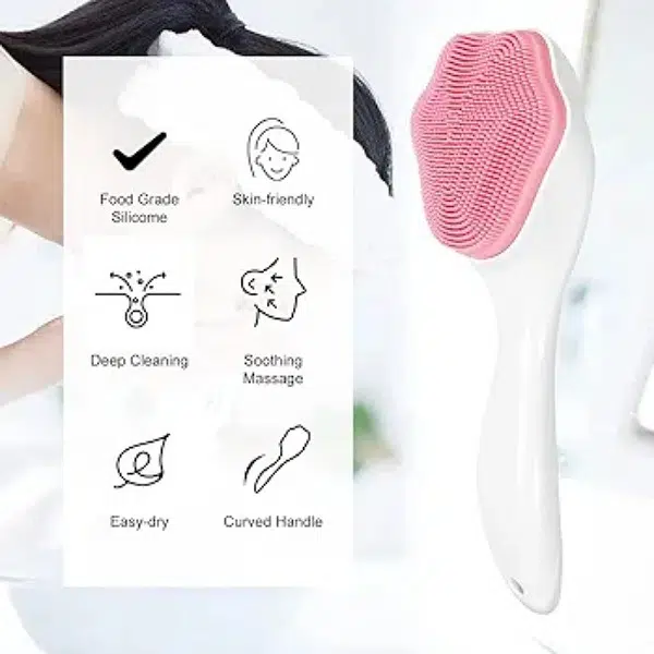 Bandeau & Bracelets & Brosse Exfoliante en Silicone Soin Visage