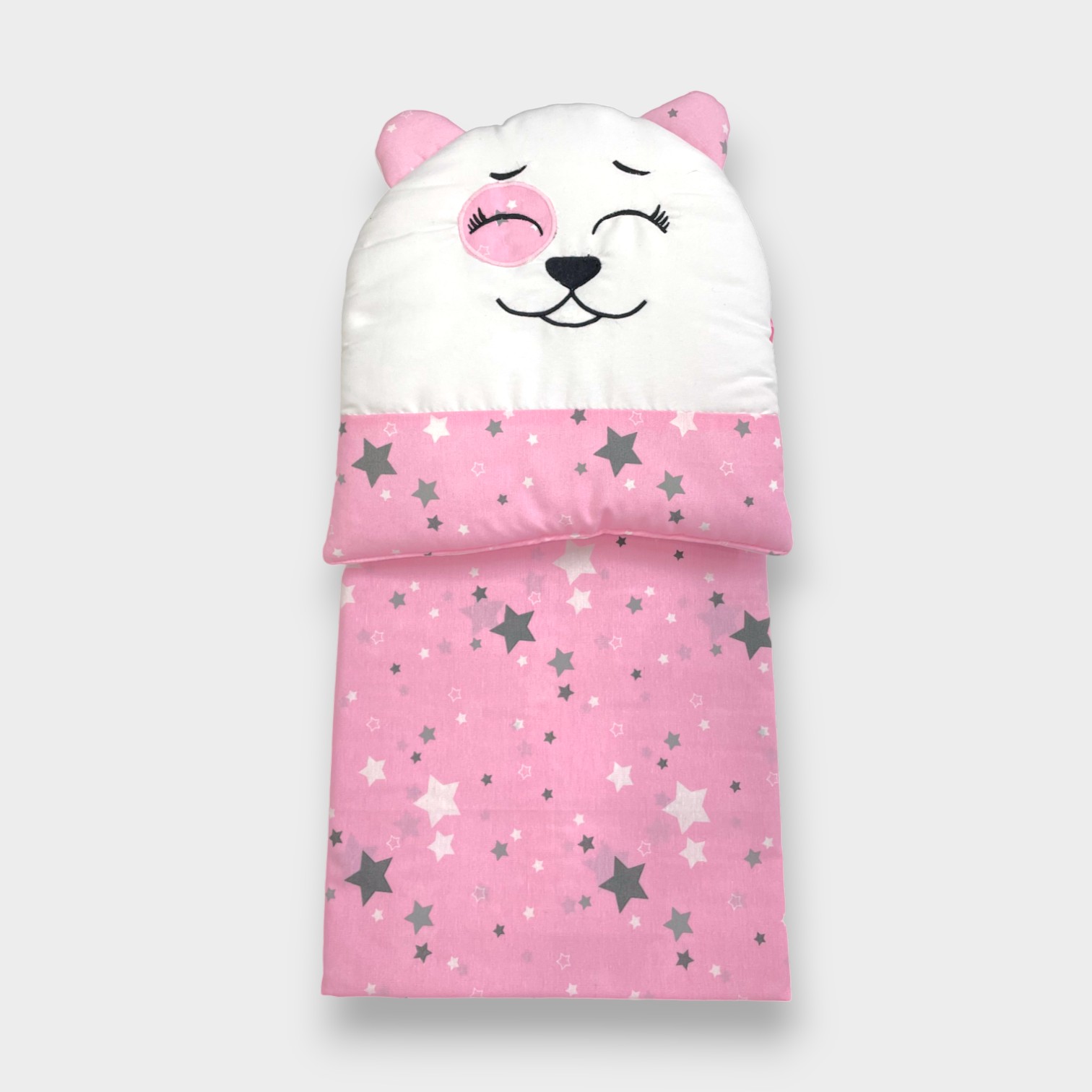 Parure de Lit Panda Rose