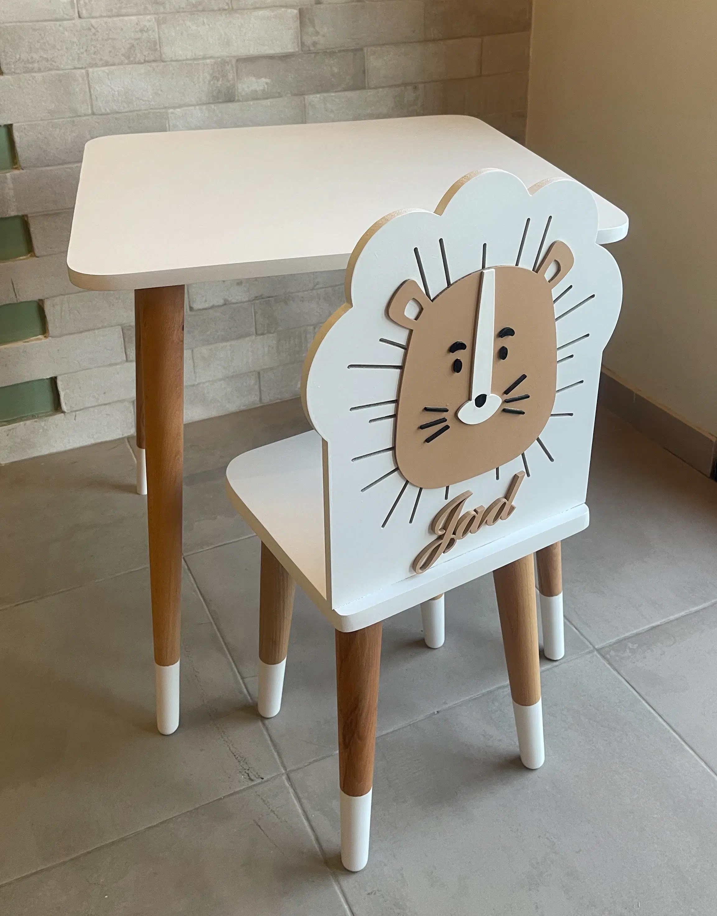 Table + Chaise Enfant Personnalisée (1-3 ans)