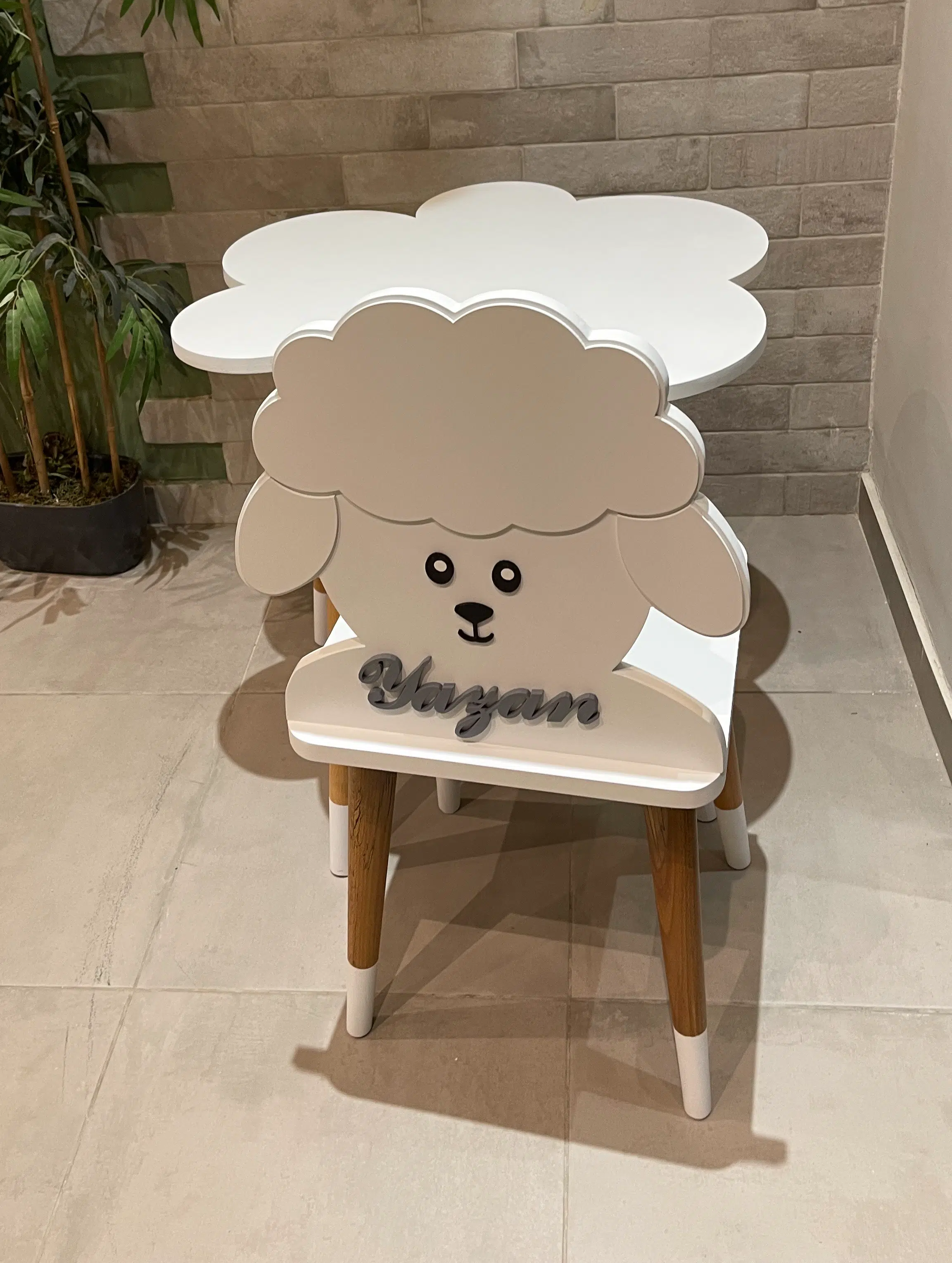 Table + Chaise Enfant Personnalisée (1-3 ans)