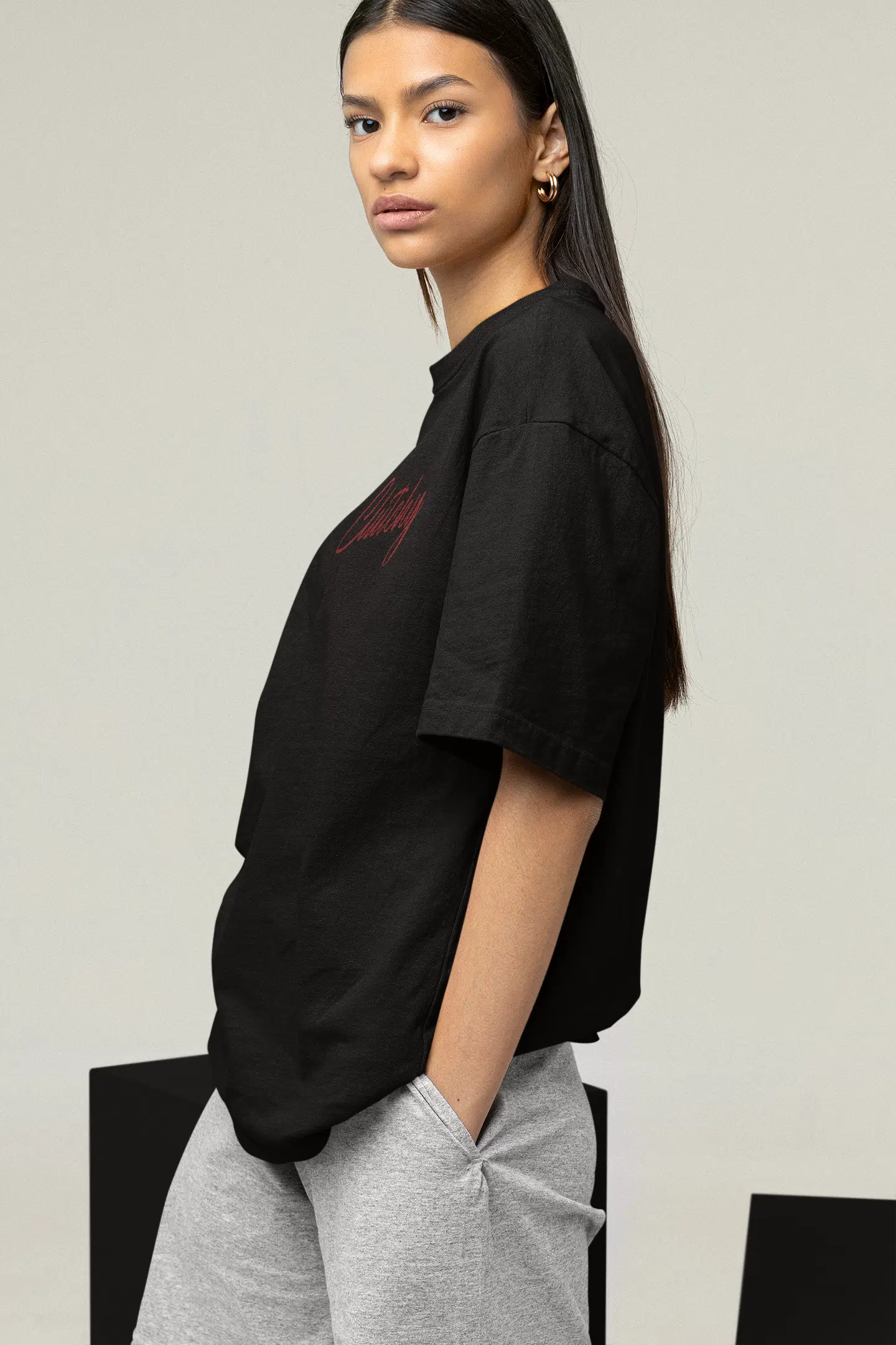 BASIC PUMP COVER T-SHIRT (OVERSIZED)