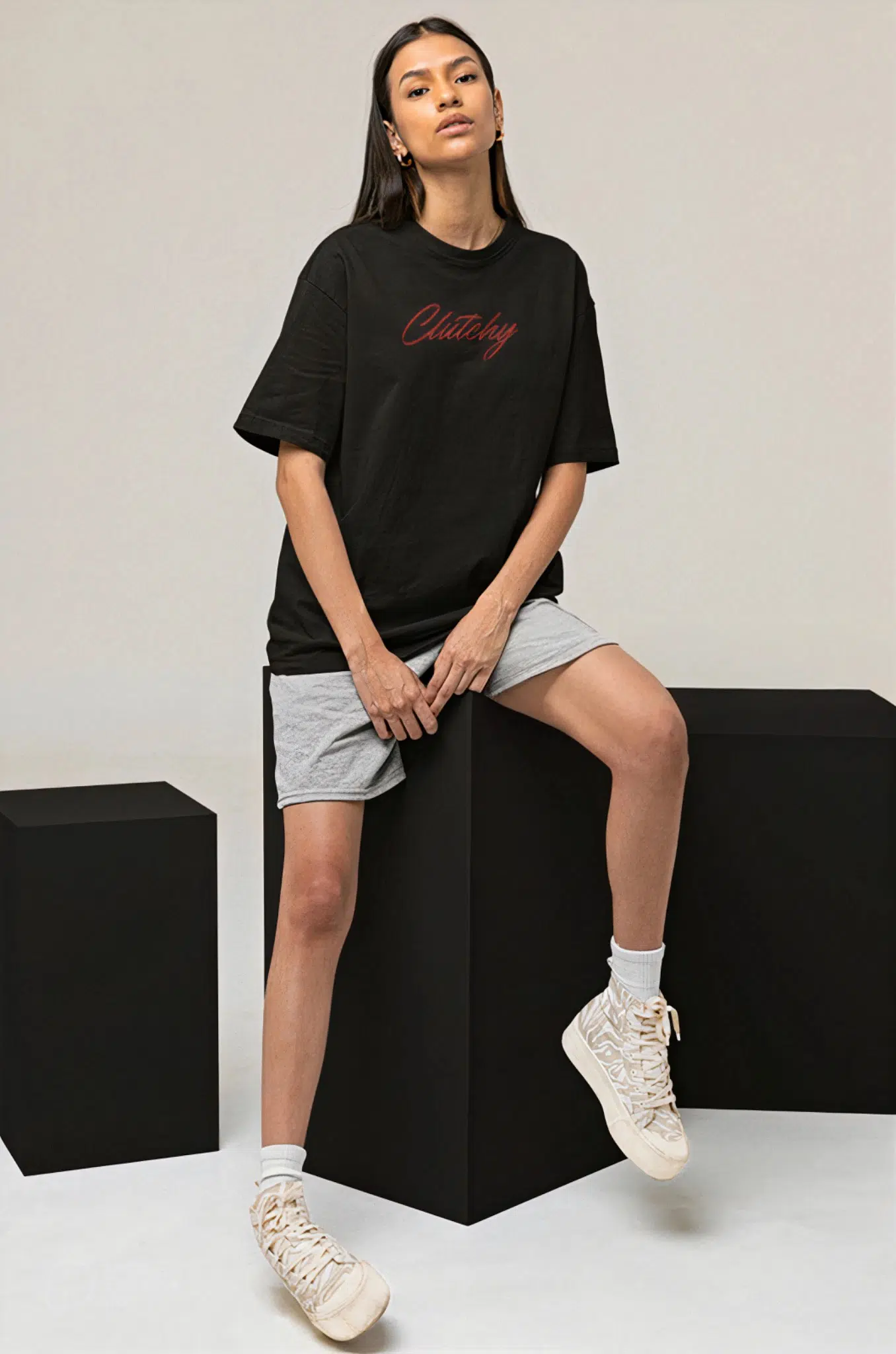 BASIC PUMP COVER T-SHIRT (OVERSIZED)