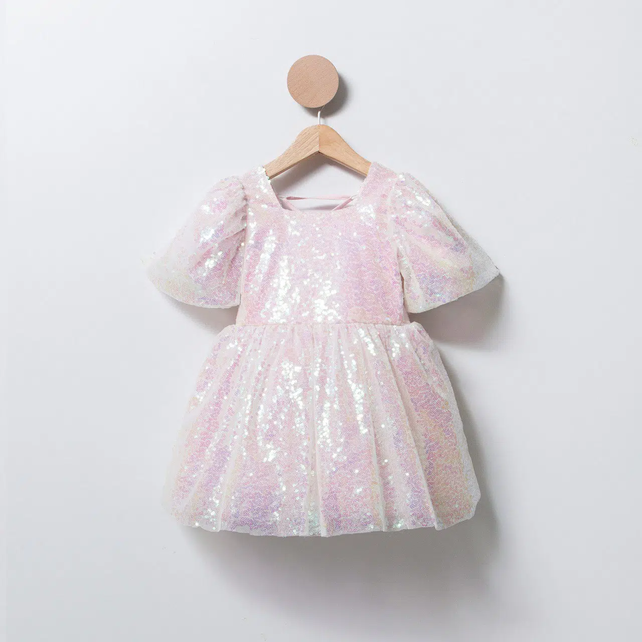 Robe de Fête Rose Poudré Pling Pling – Réf 3360 – (3-4 Ans)