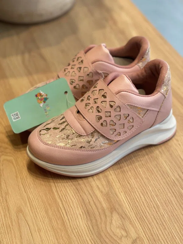 Chaussures Fille Rose Doré – Modèle Chic (P32-P34)