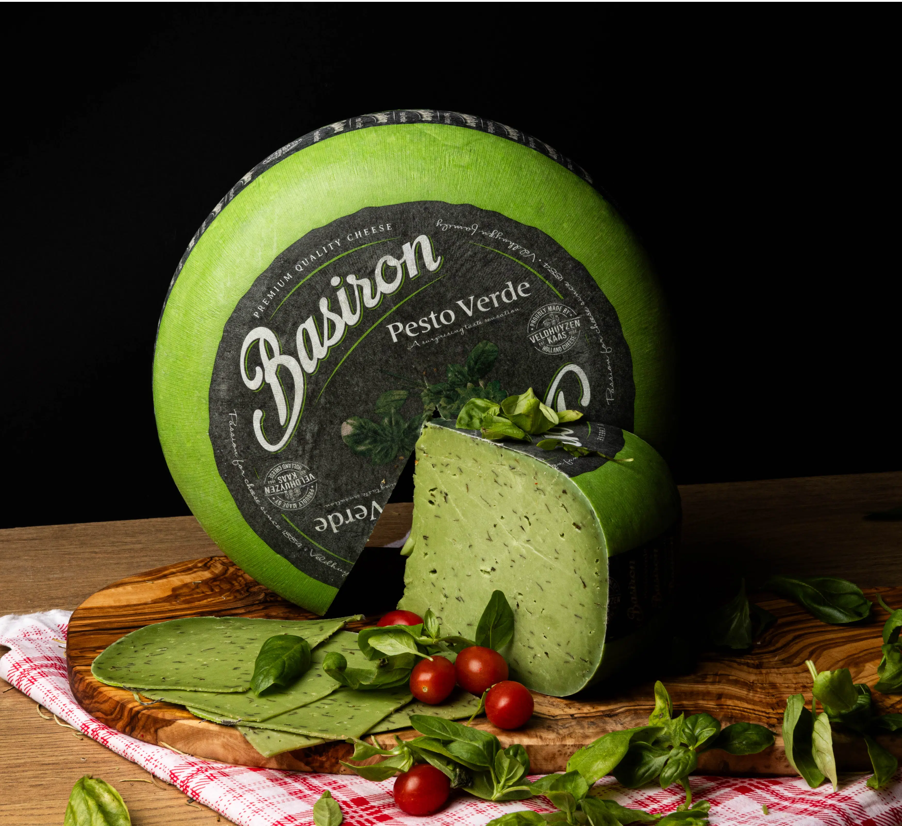 GOUDA PESTO ROSSO BASIRON