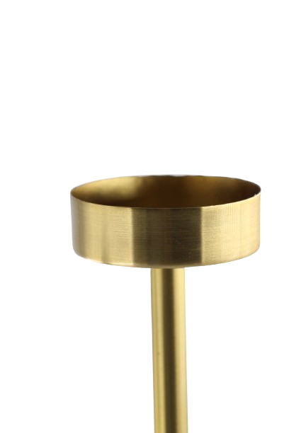 Double candle holder steel