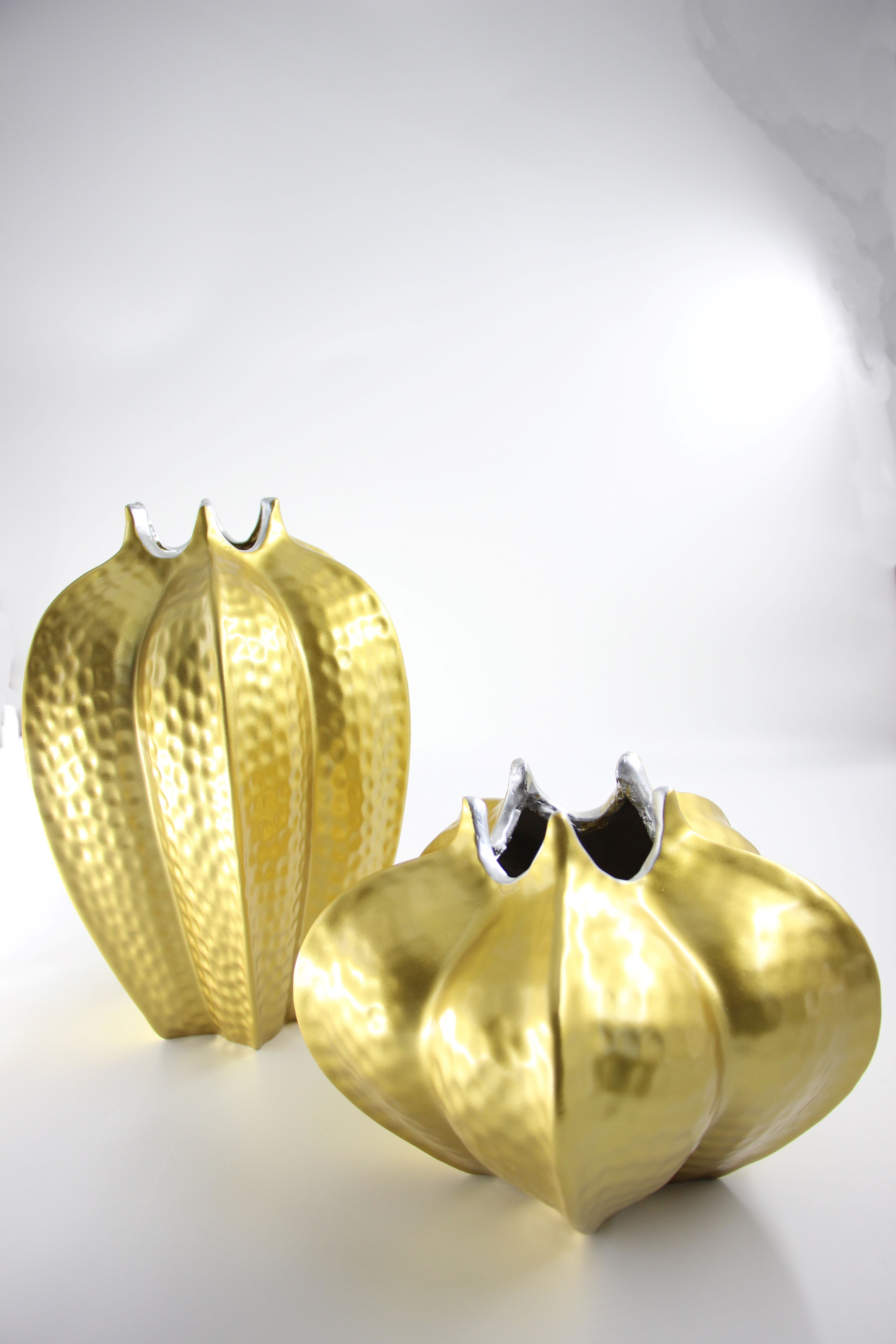 Vase Gold Pumpkin